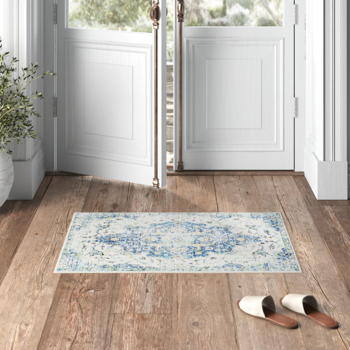 Kelly Clarkson Home Almonte Oriental Blue Area Rug & Reviews Wayfair